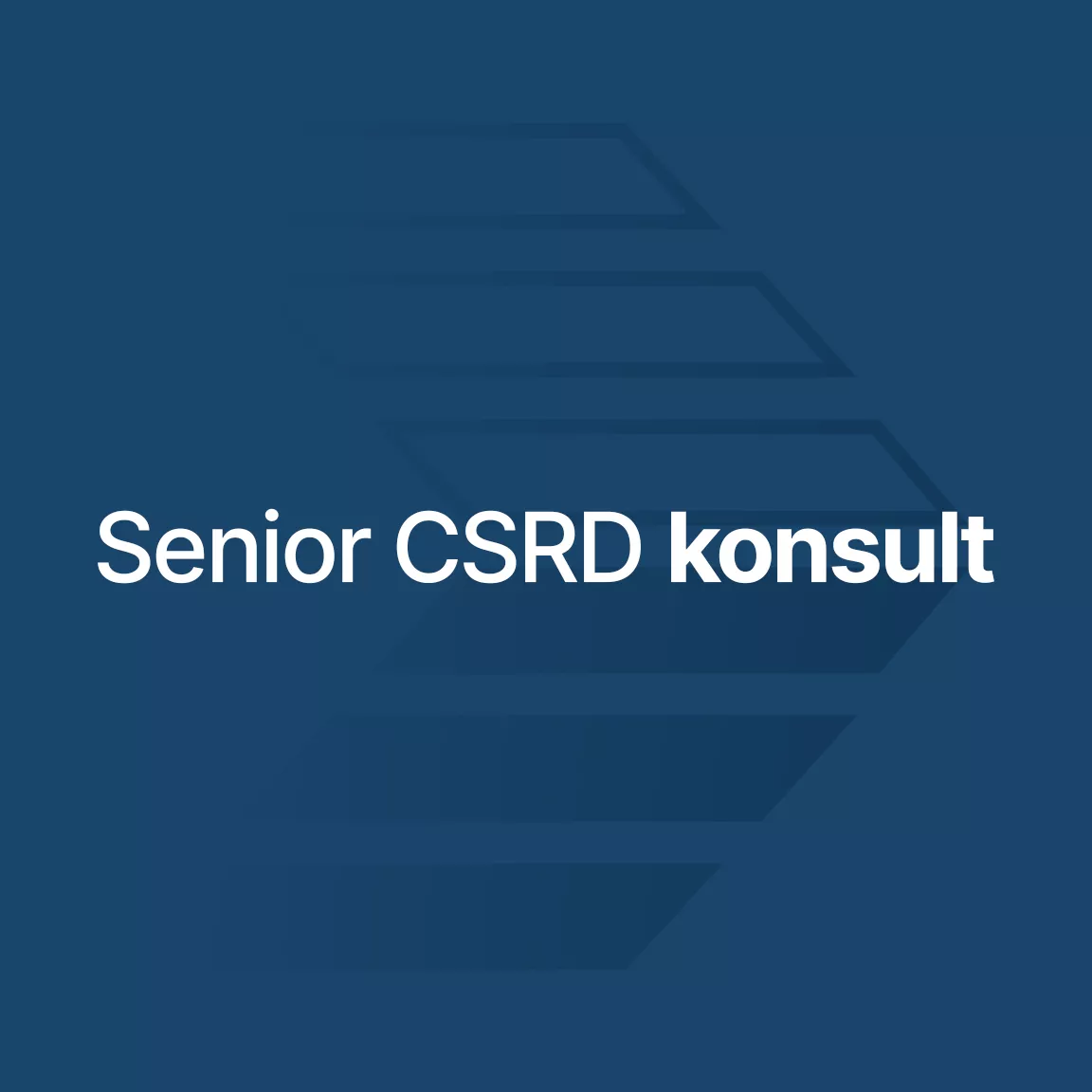 Senior csrd konsult