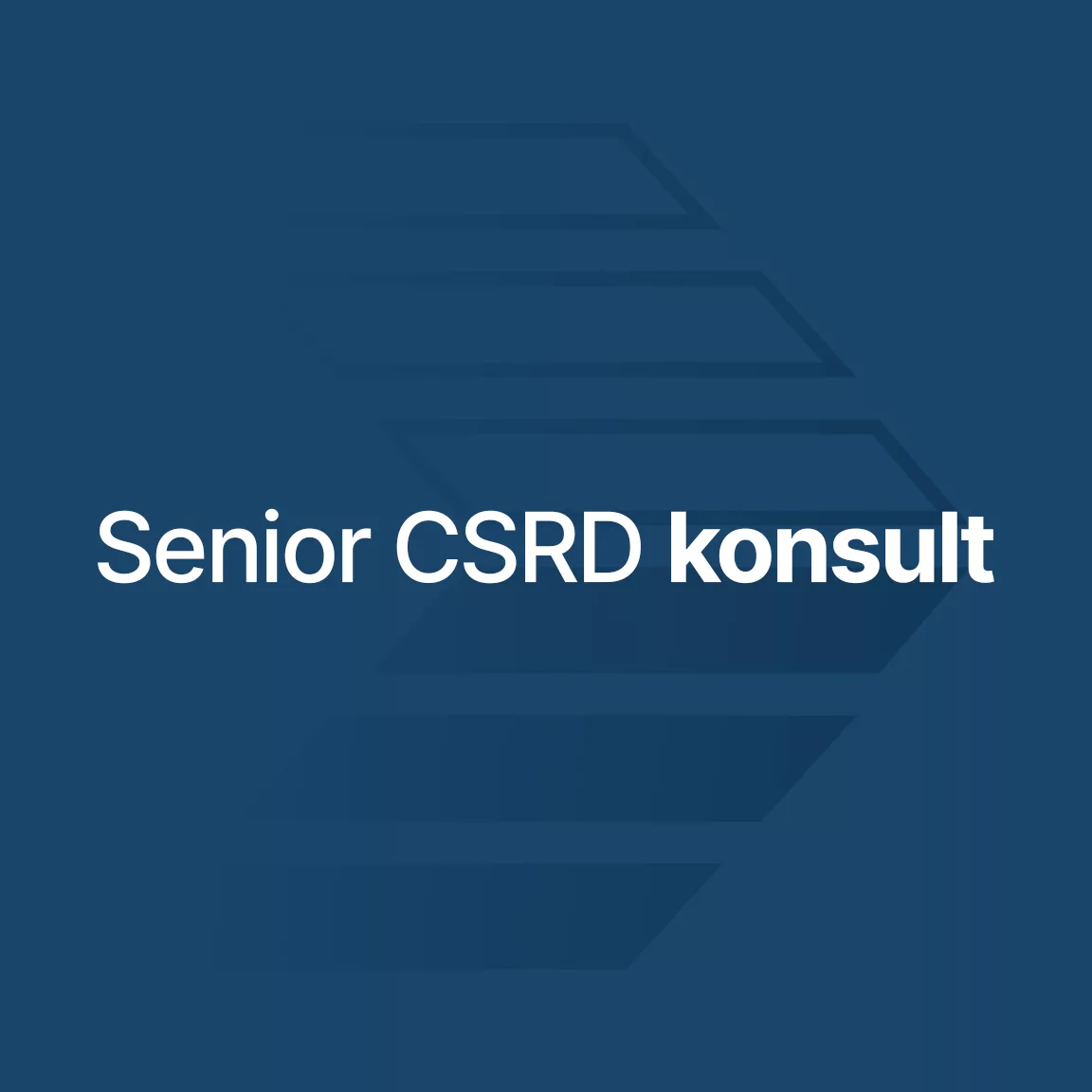 Senior csrd konsult