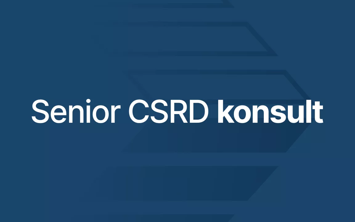 Senior csrd konsult