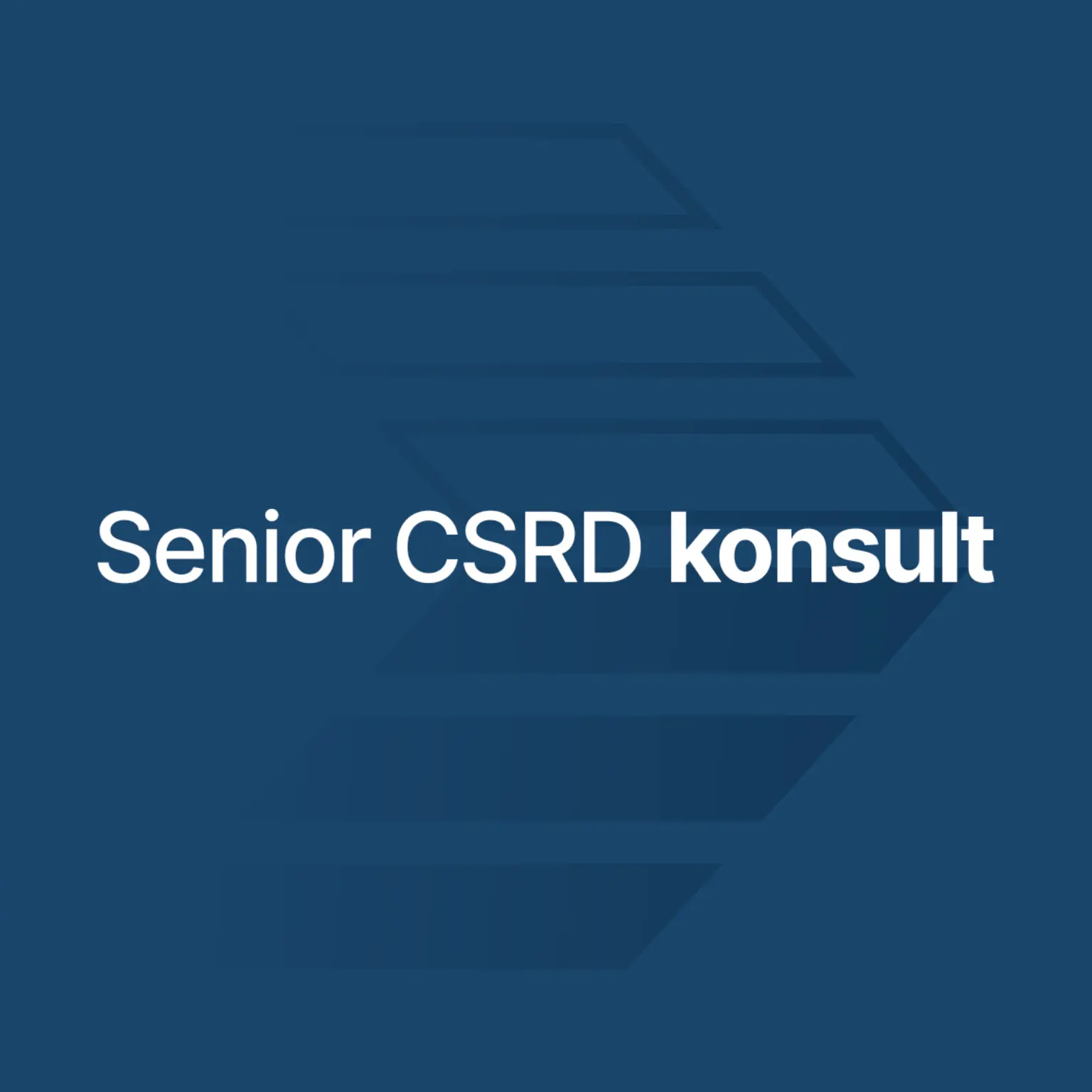 Senior csrd konsult