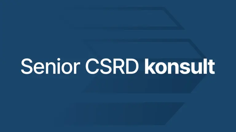 Senior csrd konsult